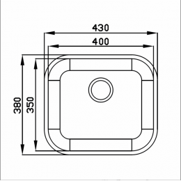 Cuba N3 Plus 400x350x140mm Polida